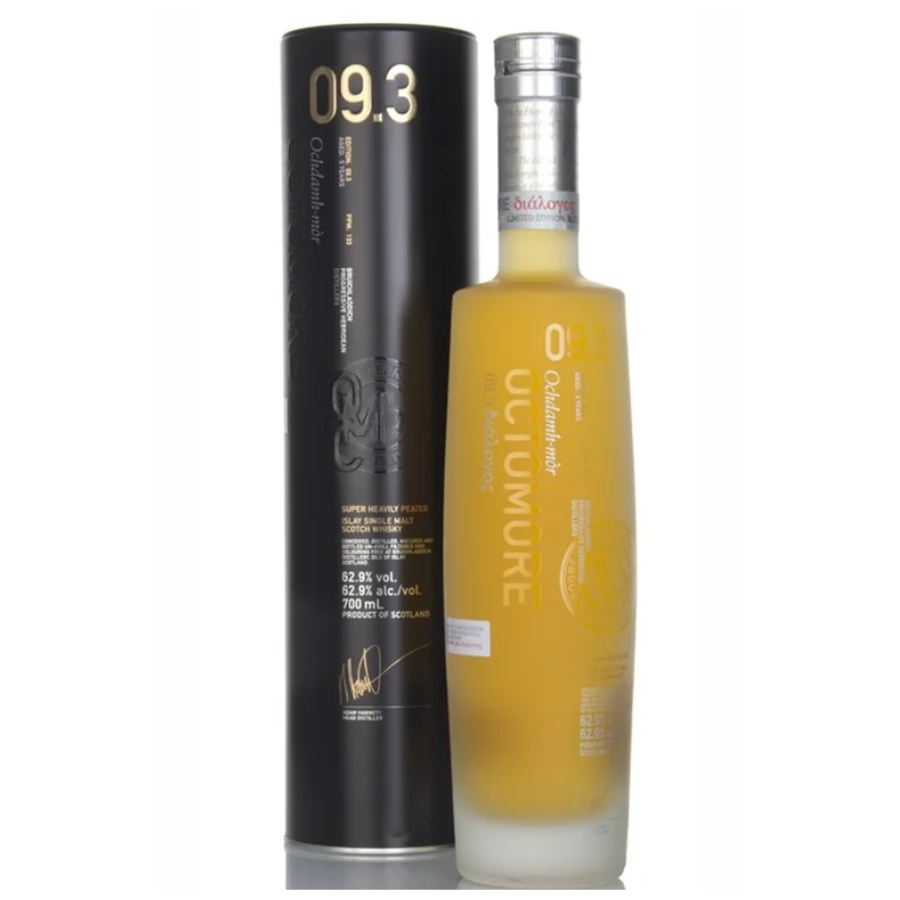 Octomore 09.3 5 Year Old single malt whisky with box

