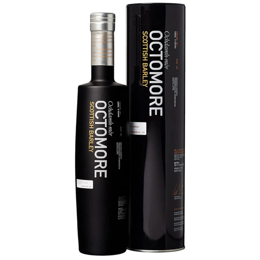 Octomore 6.1 5 Year Old single malt whisky with box