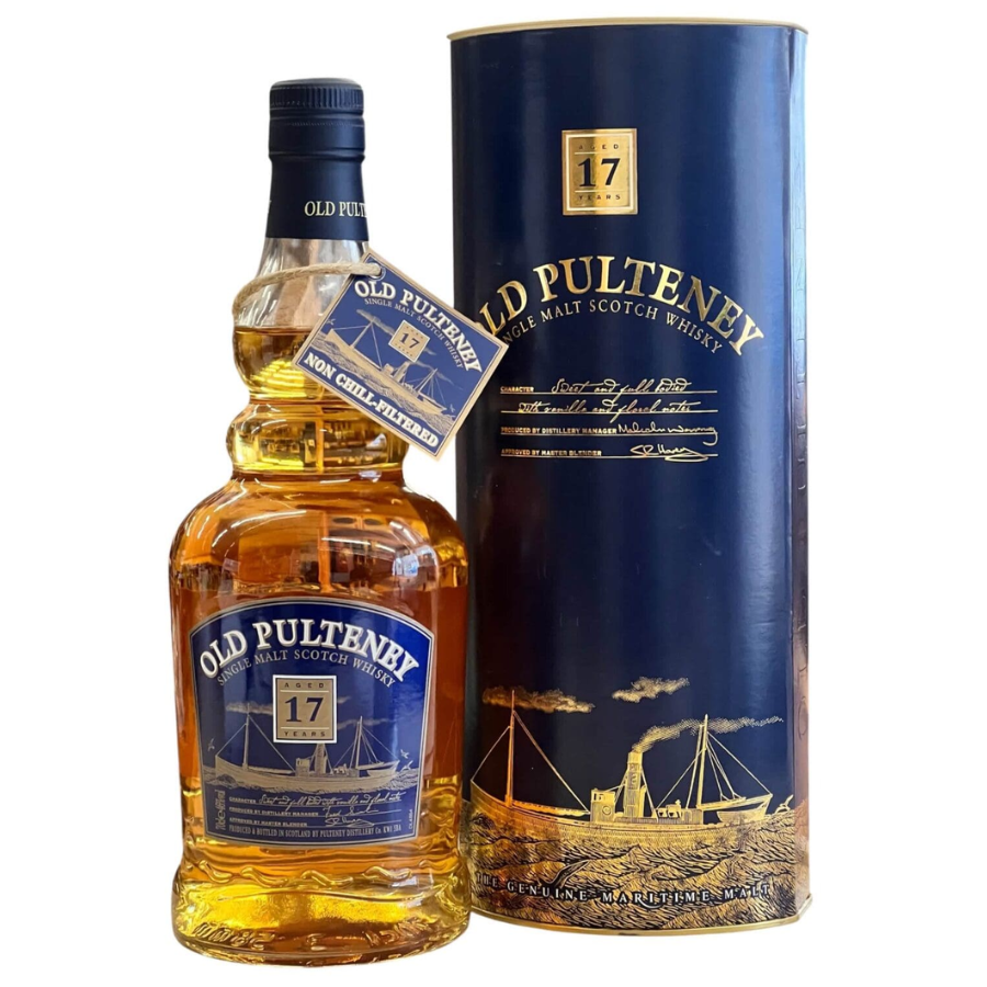 Old Pulteney 17 Year Old 2007 vintage presentation with original box 46% ABV