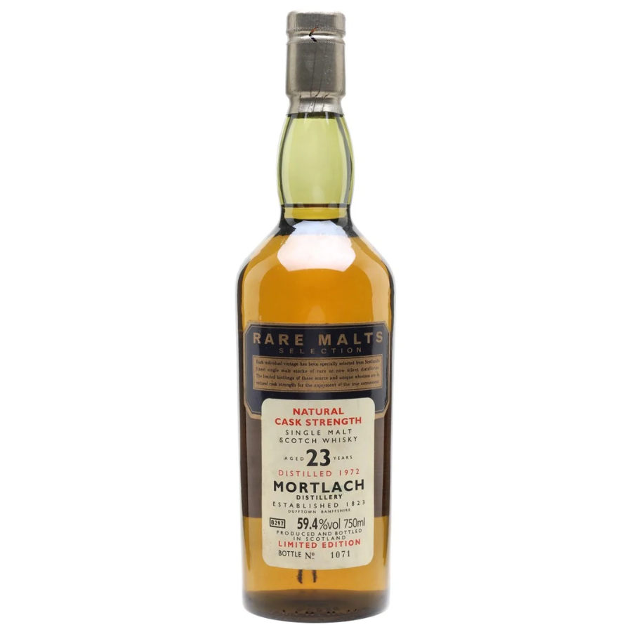 Mortlach 1972 23 Year Old Rare Malts Selection bottle