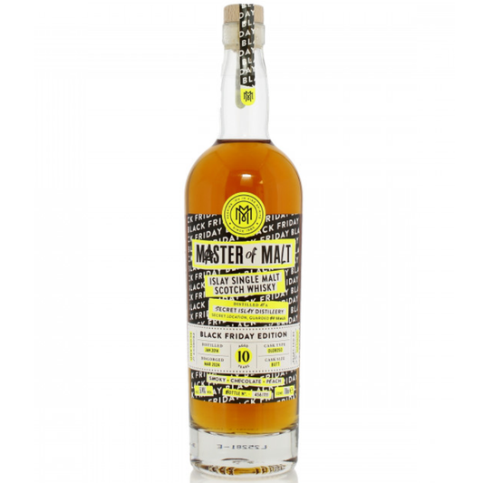 Secret Islay 2014 10 Year Old Black Friday Master of Malt 57.4% whisky bottle