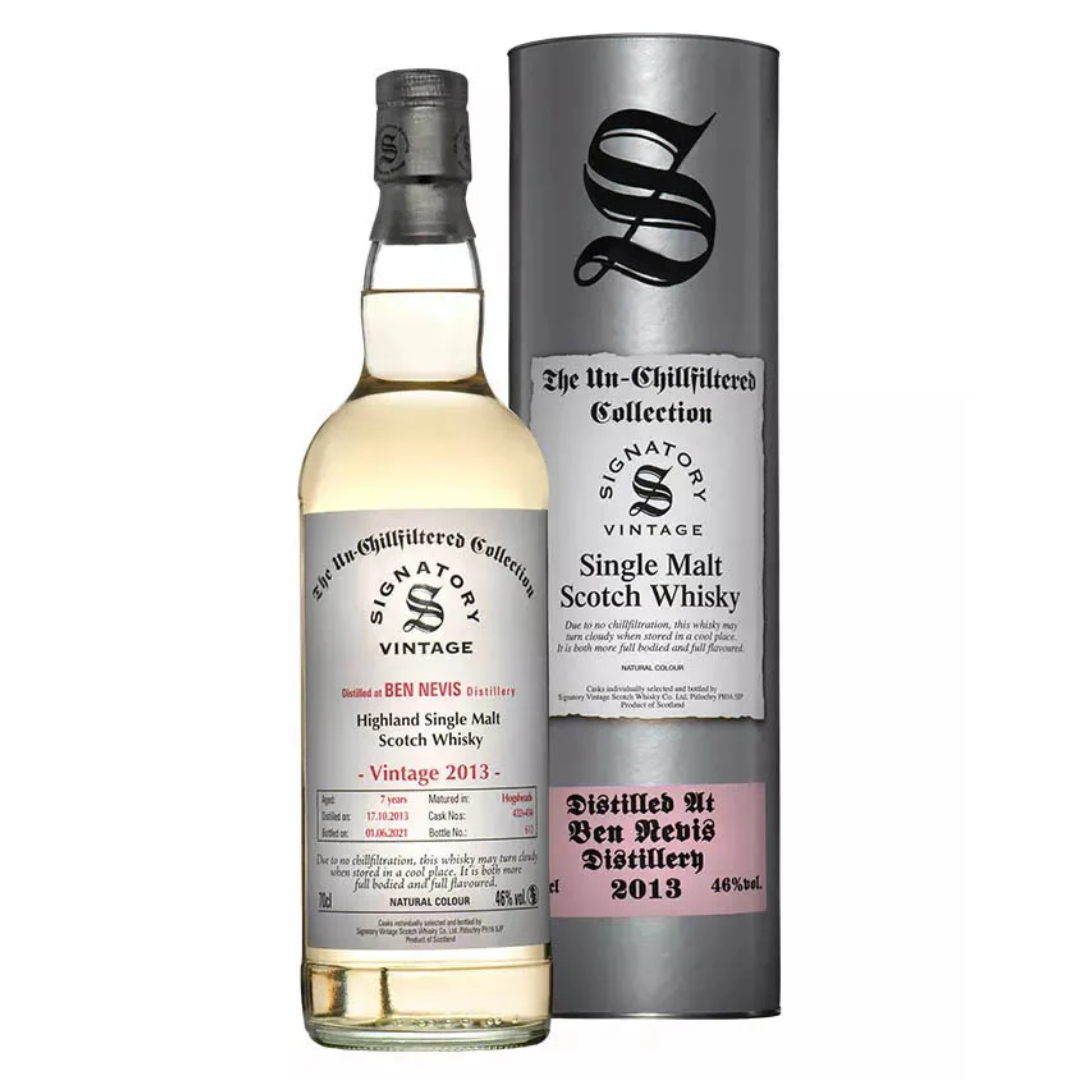 Signatory Ben nevis single malt whisky