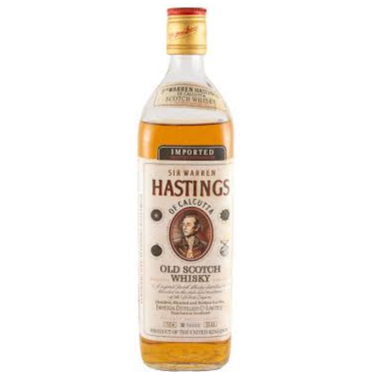 Sir Warren Hastings of Calcutta Old Scotch Whisky
