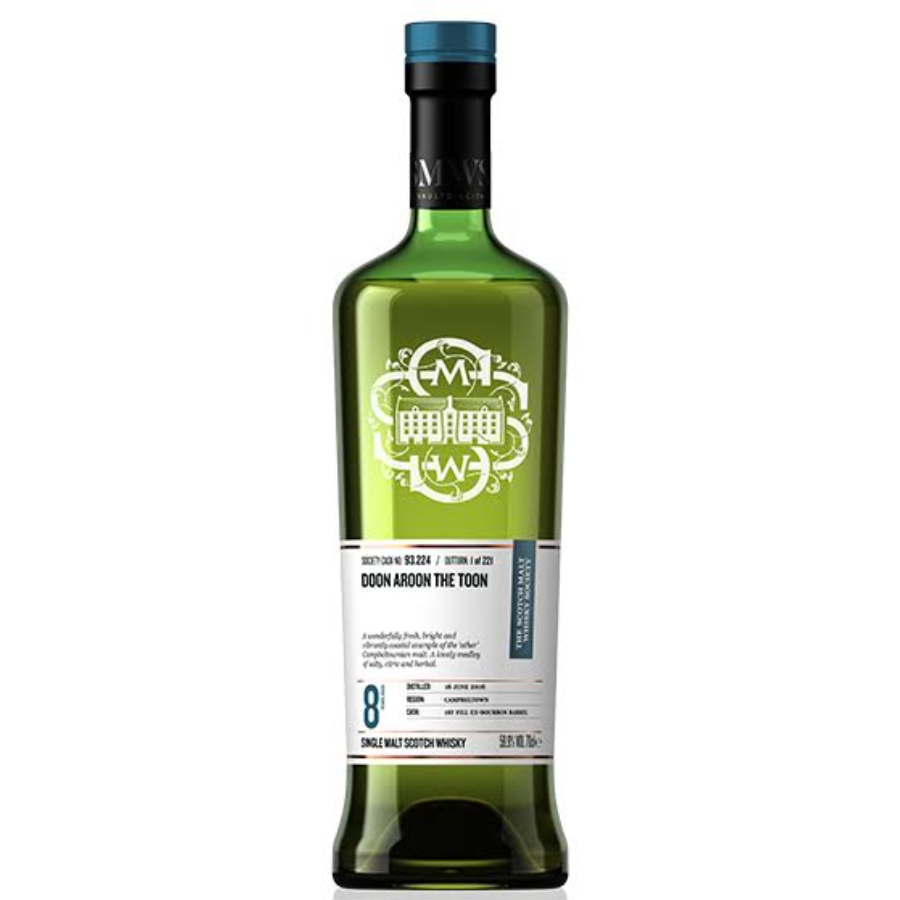 SMWS 93.224 Doon Aroon the Toon Glen Scotia 8 Year Old Campbeltown single malt 59.9%