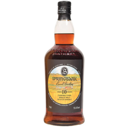 Springbank 10 Year Old Local Barley 2021 whisky with box