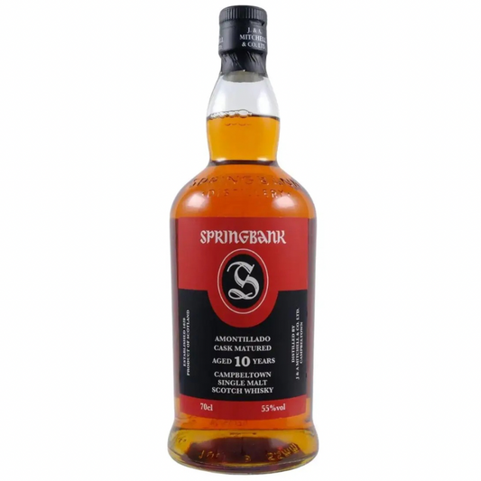 Bottle only: Springbank 10 Year Old Amontillado Cask single malt bottle