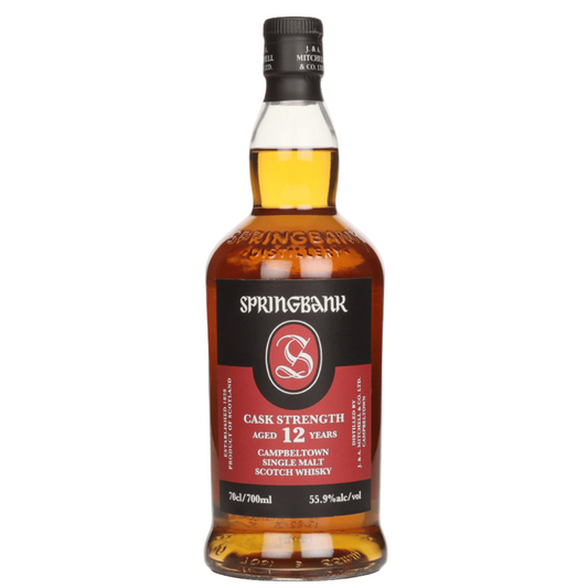 Springbank 12 Year Old Cask Strength Batch 27 whisky bottle