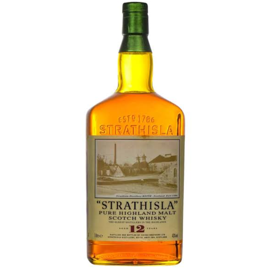 Strathisla 12 Year Old 1990s Pure Highland Malt Speyside whisky 750ml 43% bottle