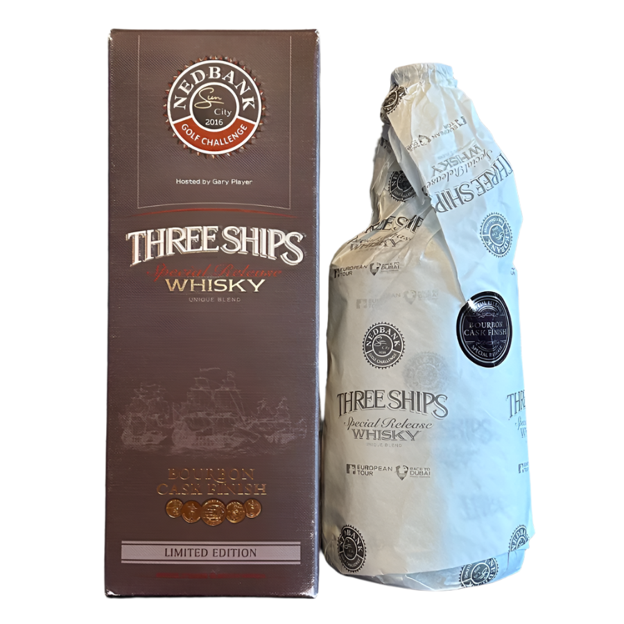 Three Ships Bourbon Cask Finish Nedbank 2016 with box