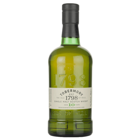 Tobermory 10 Year Old Pre-2019 single malt whisky bottle