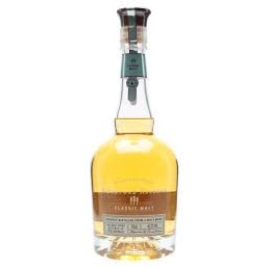 Woodfor Reserve Classic Malt 2013 American whiskey on the white backgound.
