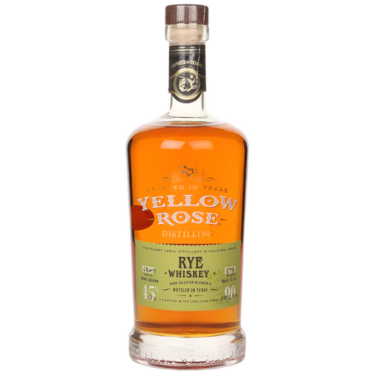 Yellow Rose Rye Whiskey bottle